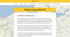 Desktop Screenshot of bordersleague.org.uk