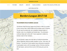 Tablet Screenshot of bordersleague.org.uk
